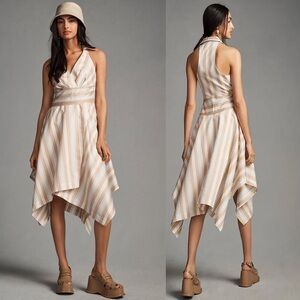 Maeve Anthropologie Asymmetrical Wrap Dress Size 2